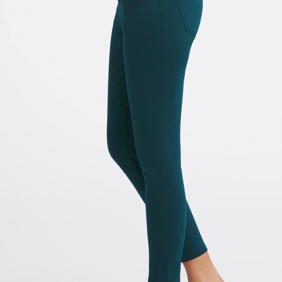 Democracy Ab Solution Teal Green Eddie Skinny Jean Size 4 - Picture 3 of 6